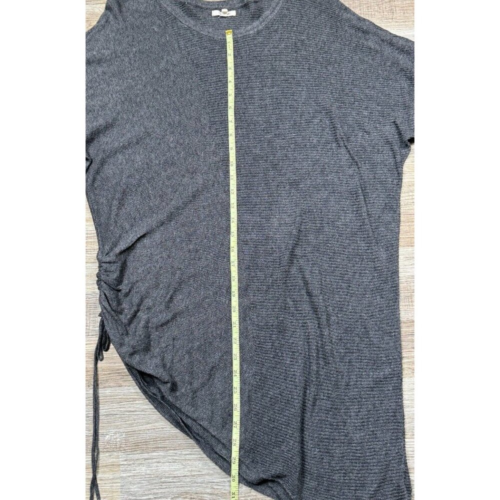 Maurices Womens Size 1 Gray Asymmetrical Knit Sweater Dress Tunic Top XL Knit - Picture 15 of 16